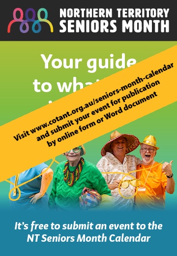 Submit your Seniors Month event for a free listing
