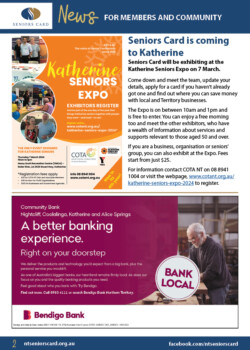 Seniors Card e-News Half Page Ad